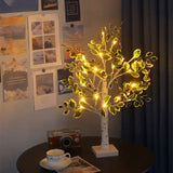 Weihnachten Grüne Blätter Led Baum Lichter