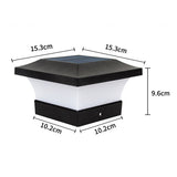 Nugee Kurzlicht | Solarbetriebene Außensäulenlampe