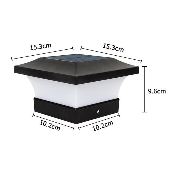 Nugee Kurzlicht | Solarbetriebene Außensäulenlampe
