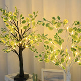 Weihnachten Grüne Blätter Led Baum Lichter