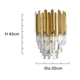 Mini-Kronleuchter-Wandlampe