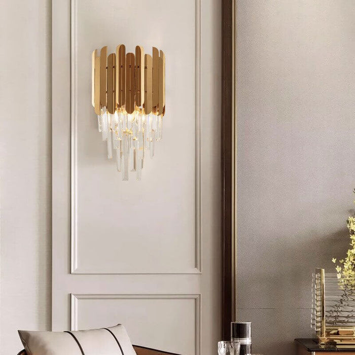 Mini-Kronleuchter-Wandlampe