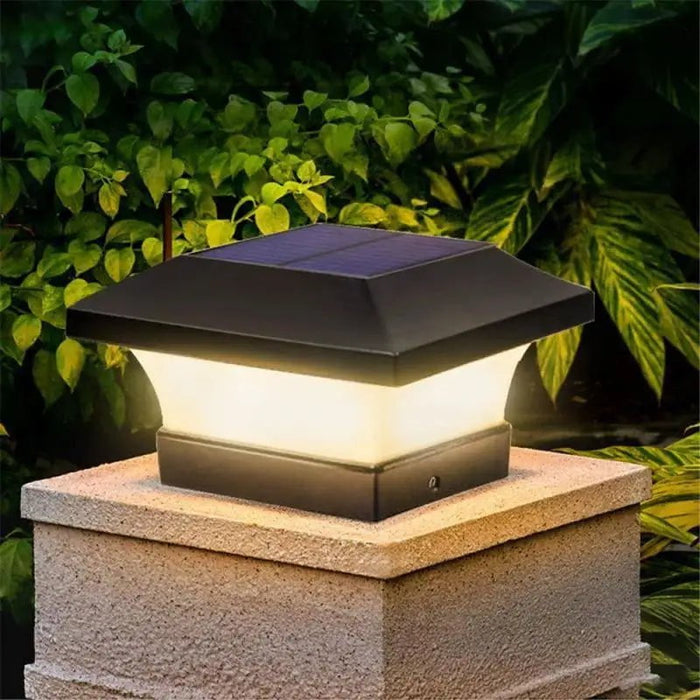 Nugee Kurzlicht | Solarbetriebene Außensäulenlampe