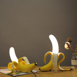 Banane Lichter Art Deco Tischlampen