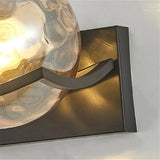 Moderne LED-Wandleuchte aus Glas
