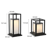 Lumosolar - Wasserdichte LED-Solar-Pfostenbeleuchtung Inf