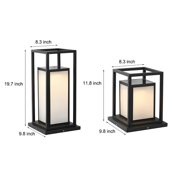 Lumosolar - Wasserdichte LED-Solar-Pfostenbeleuchtung Inf