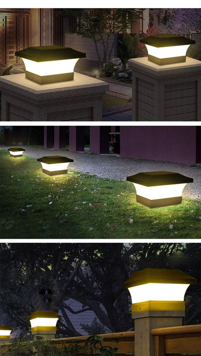 Nugee Kurzlicht | Solarbetriebene Außensäulenlampe