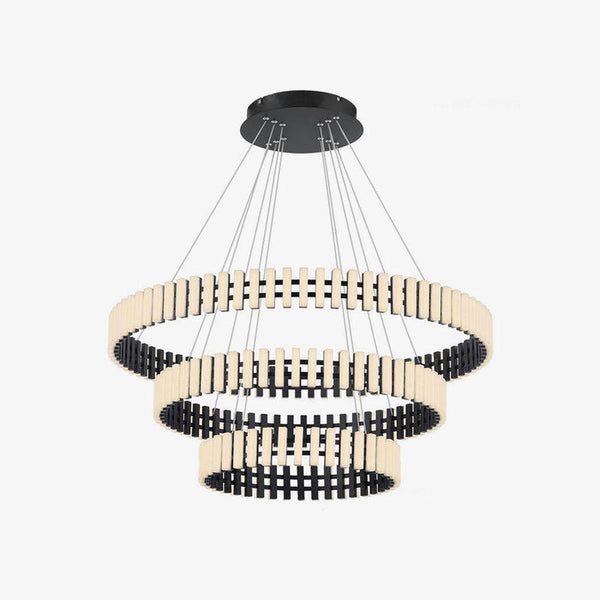 Eleganter hängender LED-Kronleuchter mit warmem, neutralem und kühlem Licht