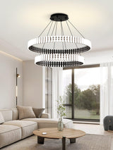 Eleganter hängender LED-Kronleuchter mit warmem, neutralem und kühlem Licht