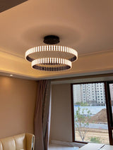 Eleganter hängender LED-Kronleuchter mit warmem, neutralem und kühlem Licht