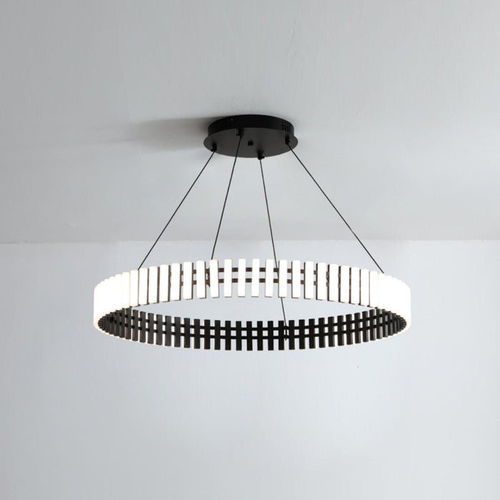 Eleganter hängender LED-Kronleuchter mit warmem, neutralem und kühlem Licht