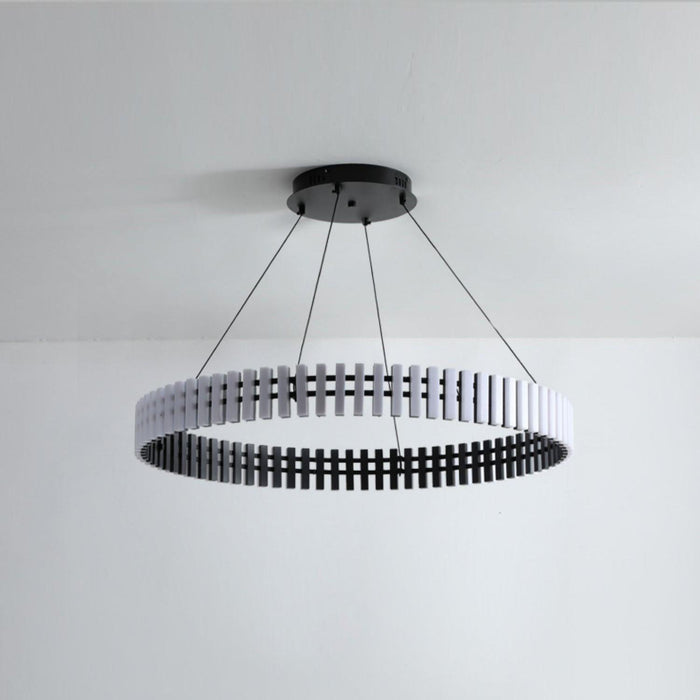 Eleganter hängender LED-Kronleuchter mit warmem, neutralem und kühlem Licht