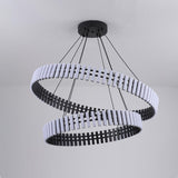 Eleganter hängender LED-Kronleuchter mit warmem, neutralem und kühlem Licht