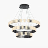 Eleganter hängender LED-Kronleuchter mit warmem, neutralem und kühlem Licht