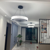 Eleganter hängender LED-Kronleuchter mit warmem, neutralem und kühlem Licht