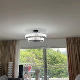 Eleganter hängender LED-Kronleuchter mit warmem, neutralem und kühlem Licht