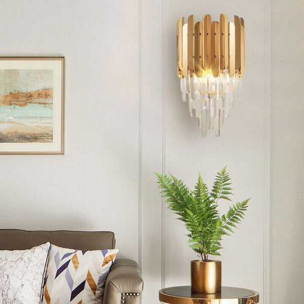 Mini-Kronleuchter-Wandlampe