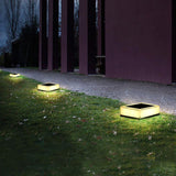 Moderne Solarlampe für den Außenbereich