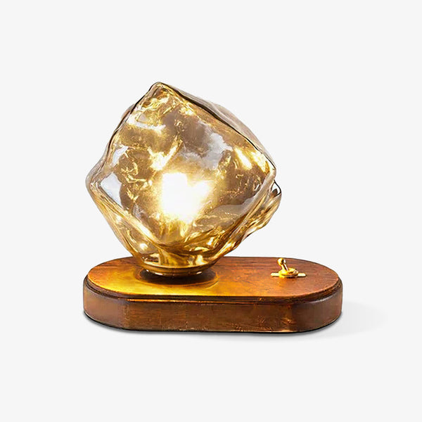 Eis Stein Glas Atmosphärische Tischlampe