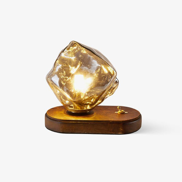 Eis Stein Glas Atmosphärische Tischlampe