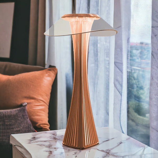 Kristall-Lampe - LED Diamant Tischlampe