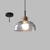 Minimalistische Art Ripple Glas-Hängelampe