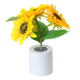 Glitzernde Sonnenblume Lampe für auf Tisch