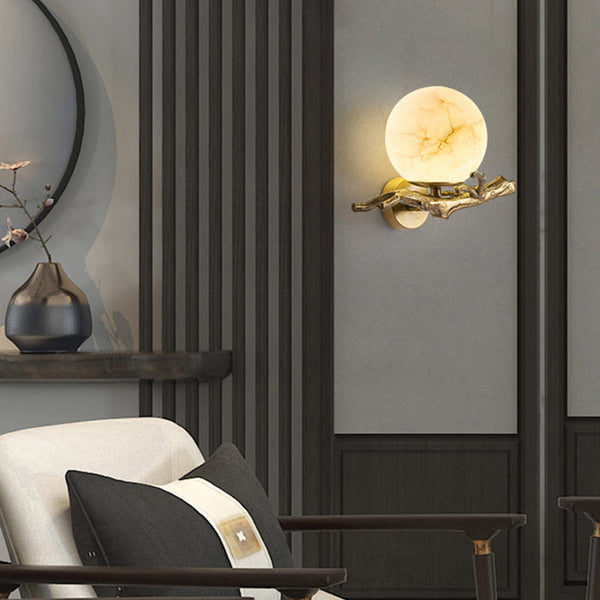 Moderne kreative Marmorwandlampe