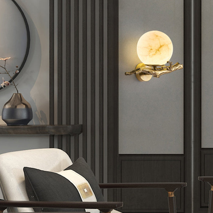 Moderne kreative Marmorwandlampe
