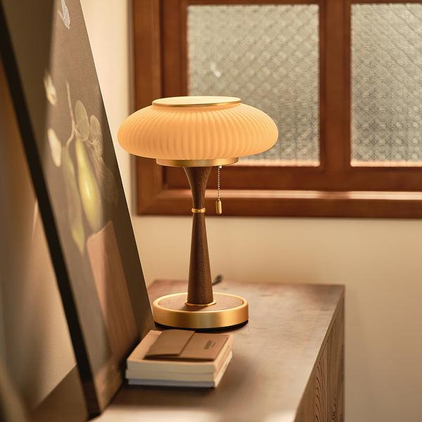 Minimalistische Matsutake Tischlampe für das Schlafzimmer
