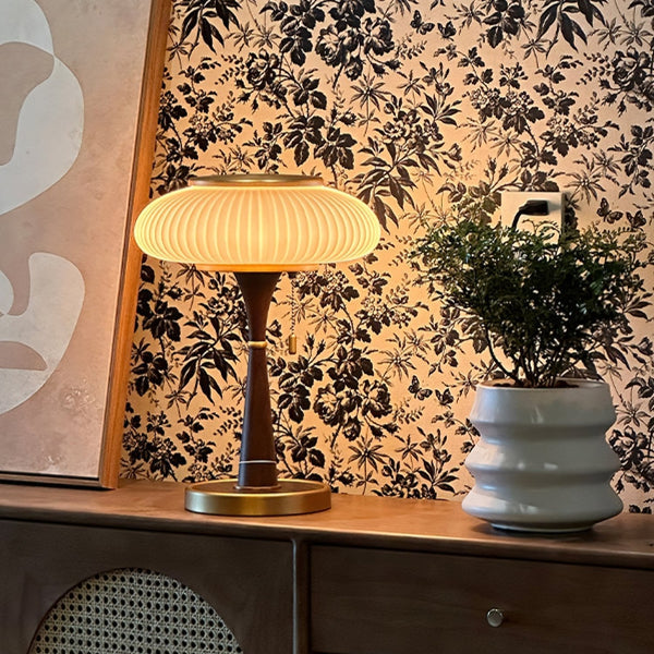 Minimalistische Matsutake Tischlampe für das Schlafzimmer