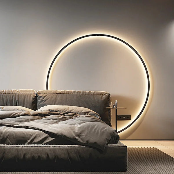 Lighting House Essential – Minimalistische runde LED-Wandleuchte