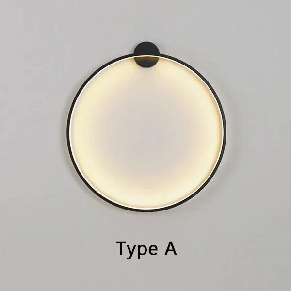 Lighting House Essential – Minimalistische runde LED-Wandleuchte