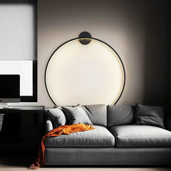 Lighting House Essential – Minimalistische runde LED-Wandleuchte