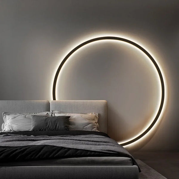 Lighting House Essential – Minimalistische runde LED-Wandleuchte