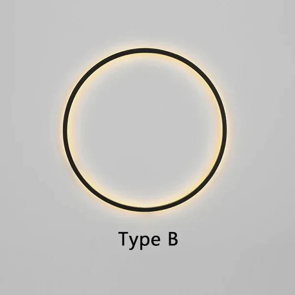 Lighting House Essential – Minimalistische runde LED-Wandleuchte