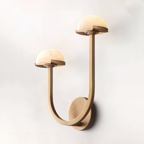 Pilzalabaster-Wandlampe für Ihr Zuhause