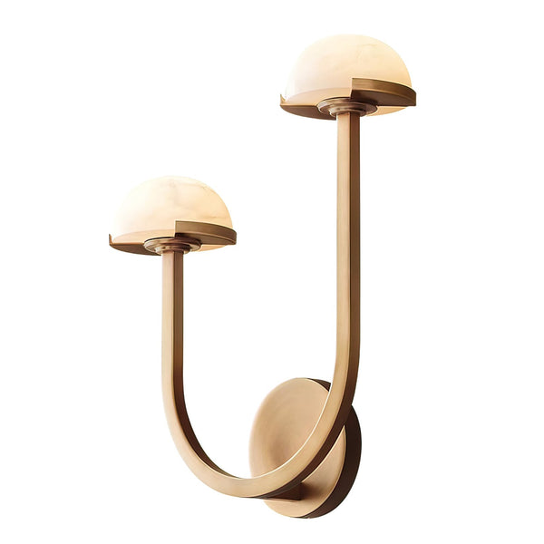 Pilzalabaster-Wandlampe für Ihr Zuhause