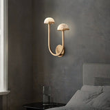 Pilzalabaster-Wandlampe für Ihr Zuhause