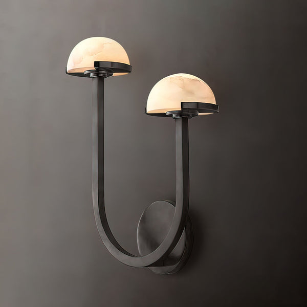 Pilzalabaster-Wandlampe für Ihr Zuhause