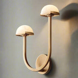 Pilzalabaster-Wandlampe für Ihr Zuhause