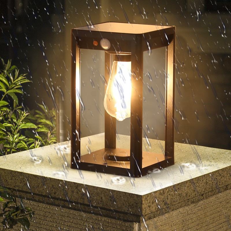 Säule Solarenergie Lampe