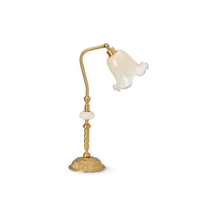 Roselamp | Fashion Flower Tischlampe aus Messing