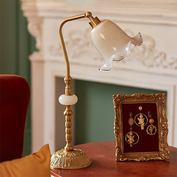 Roselamp | Fashion Flower Tischlampe aus Messing
