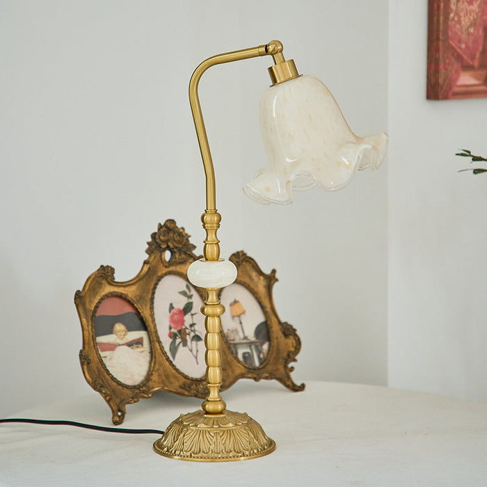 Roselamp | Fashion Flower Tischlampe aus Messing