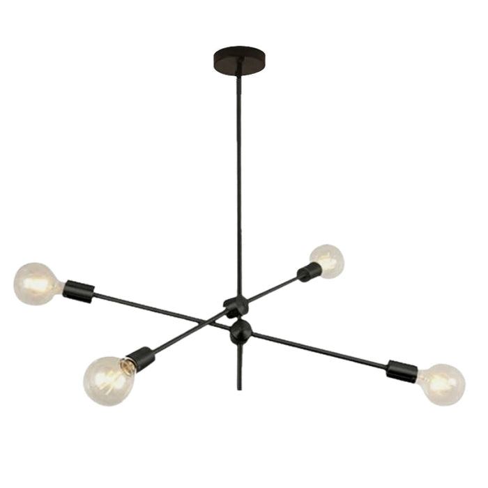 Lucca Sputnik Kronleuchter aus der Mitte des Jahrhunderts