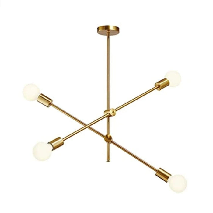 Lucca Sputnik Kronleuchter aus der Mitte des Jahrhunderts