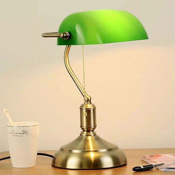 Tischlampe aus Glas im europäischen Stil