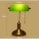 Tischlampe aus Glas im europäischen Stil